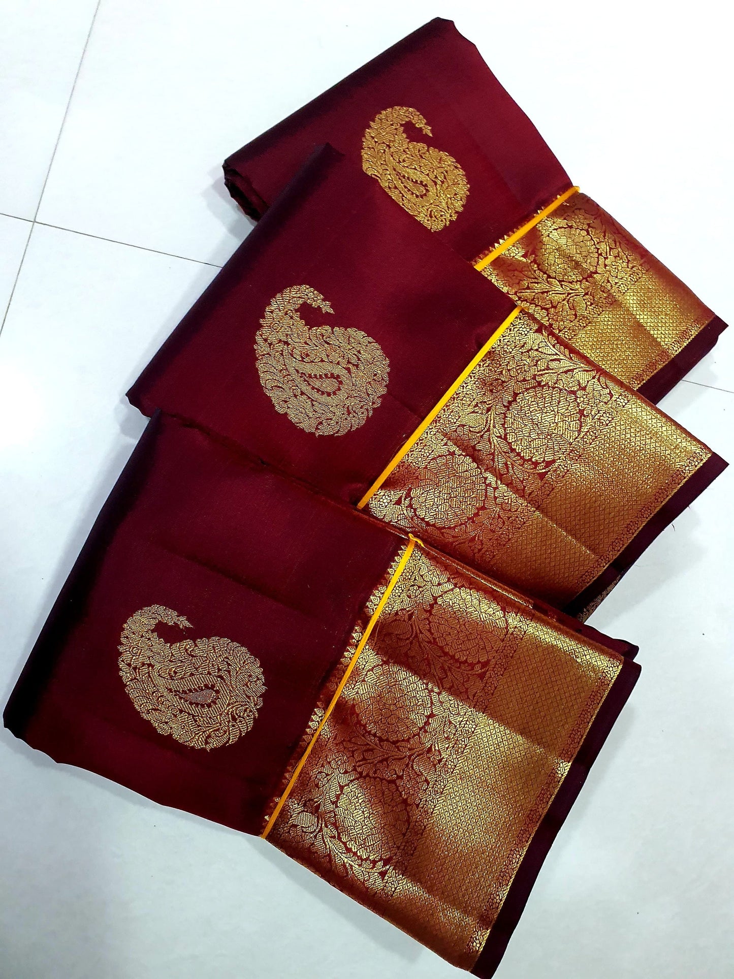 1 gram gold pure handloom  Silk Kanjeevarm/Kanchipattu Sarees silk mark certified ;  / Ask seller before booking for availability