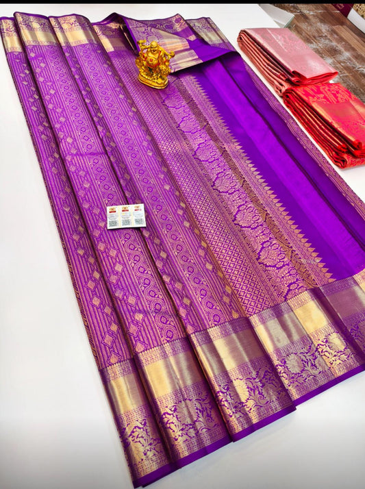 2 gram gold pure handloom  Silk Kanjeevarm/Kanchipattu Sarees; see description. Contact seller for availability before placing the order