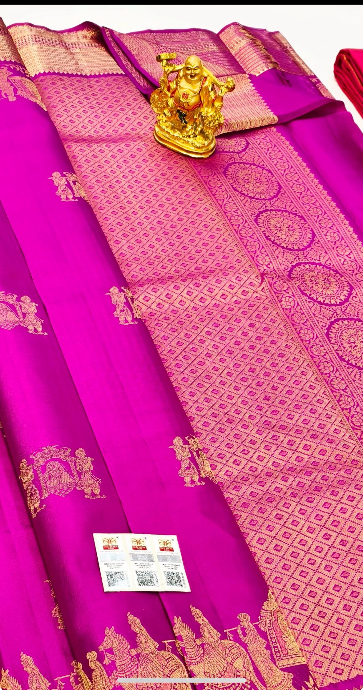 2 gram silk mark certified Pure Silk Kanjeevarm/Kanchipattu Sarees; see description ask seller for availability before placing the order