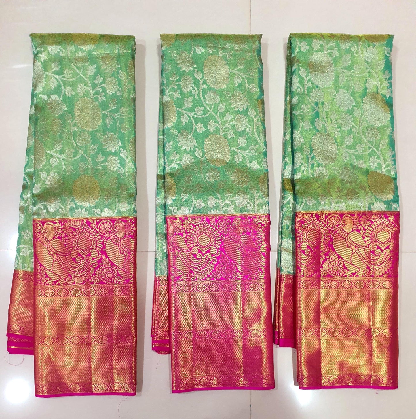 2 gram gold pure zari  Silk Kanjeevarm/Kanchipattu Sarees Handloom sarees ask seller before placing the order for availability