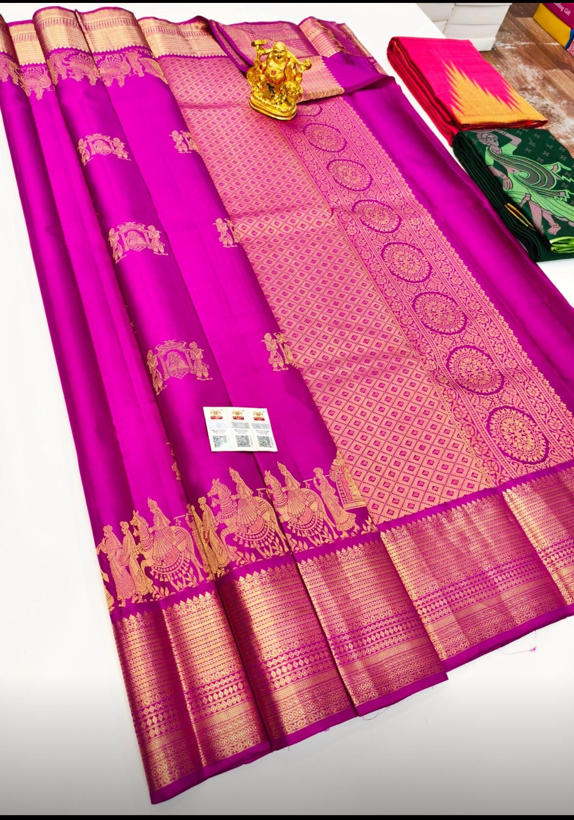 2 gram silk mark certified Pure Silk Kanjeevarm/Kanchipattu Sarees; see description ask seller for availability before placing the order